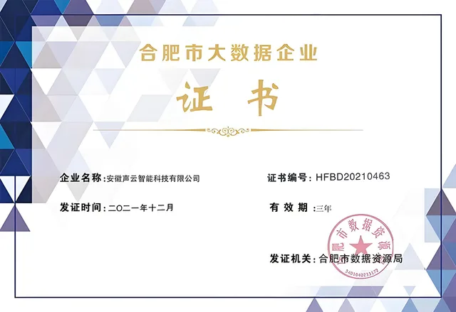 合肥市大数据企业